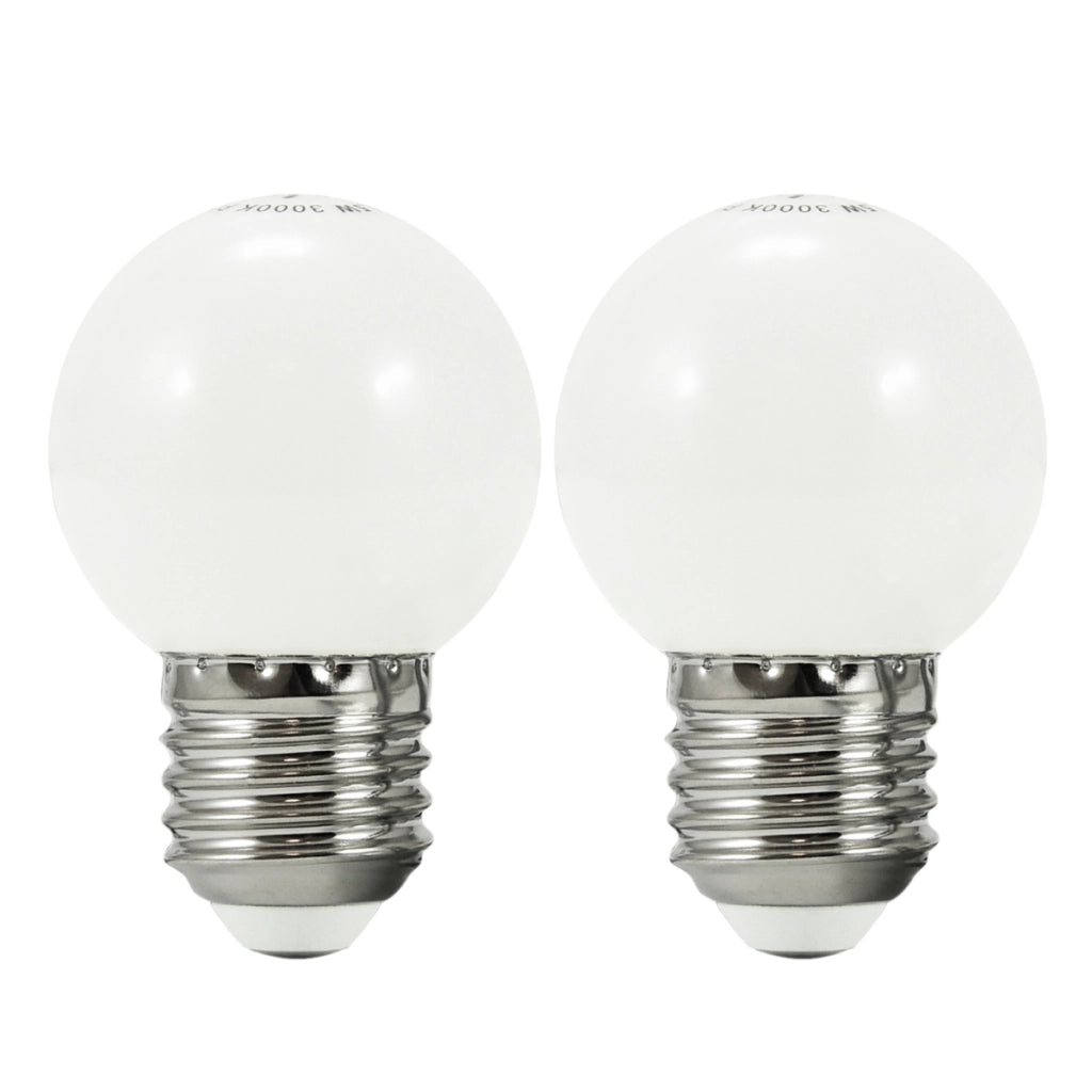 Polux PARTY 2 lampadine LED 36V E27 G45 3000K bianche
