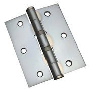 CERNIERA CON CUSCINETTI CROMO SATINATO mm  90 x  75 - sp.2,5- 2 pezzi