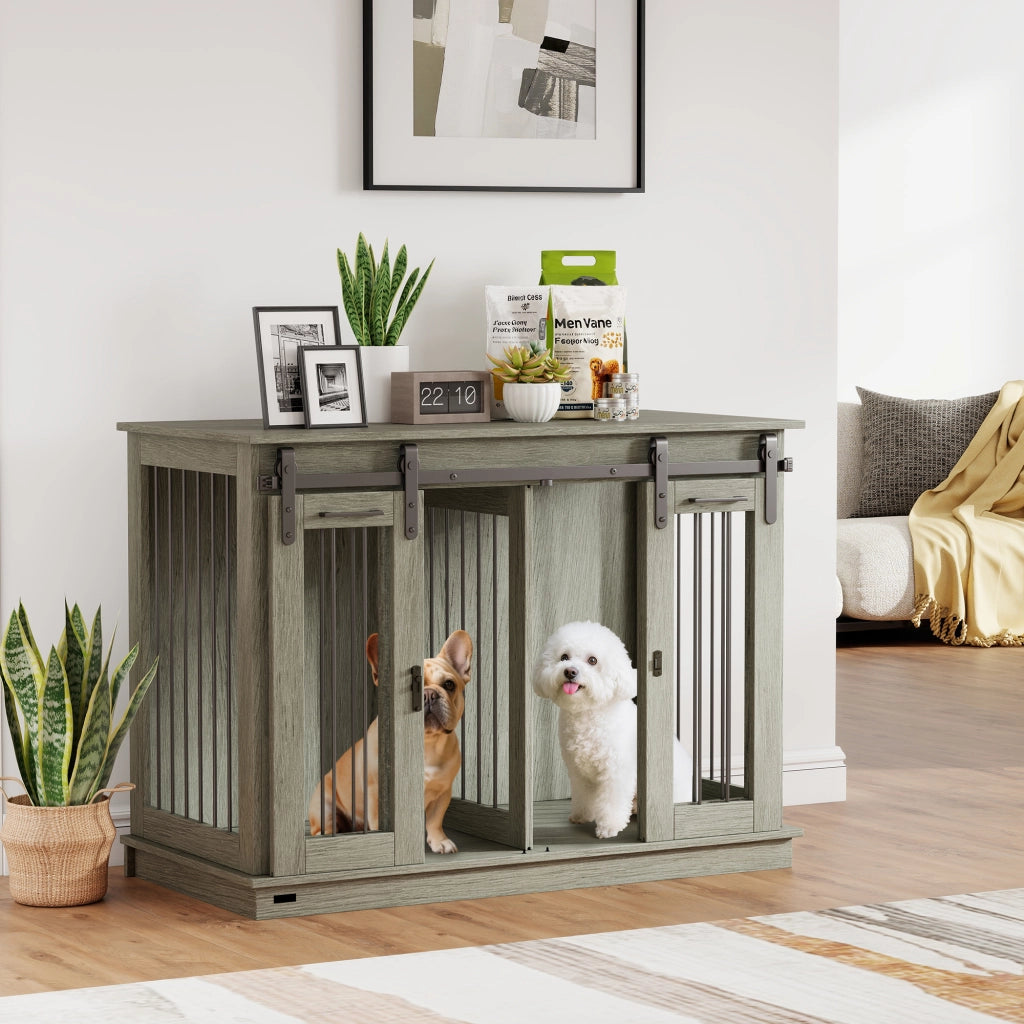 Gabbia per Cani ¨C Minimal ¨C Grigio 2 Porte