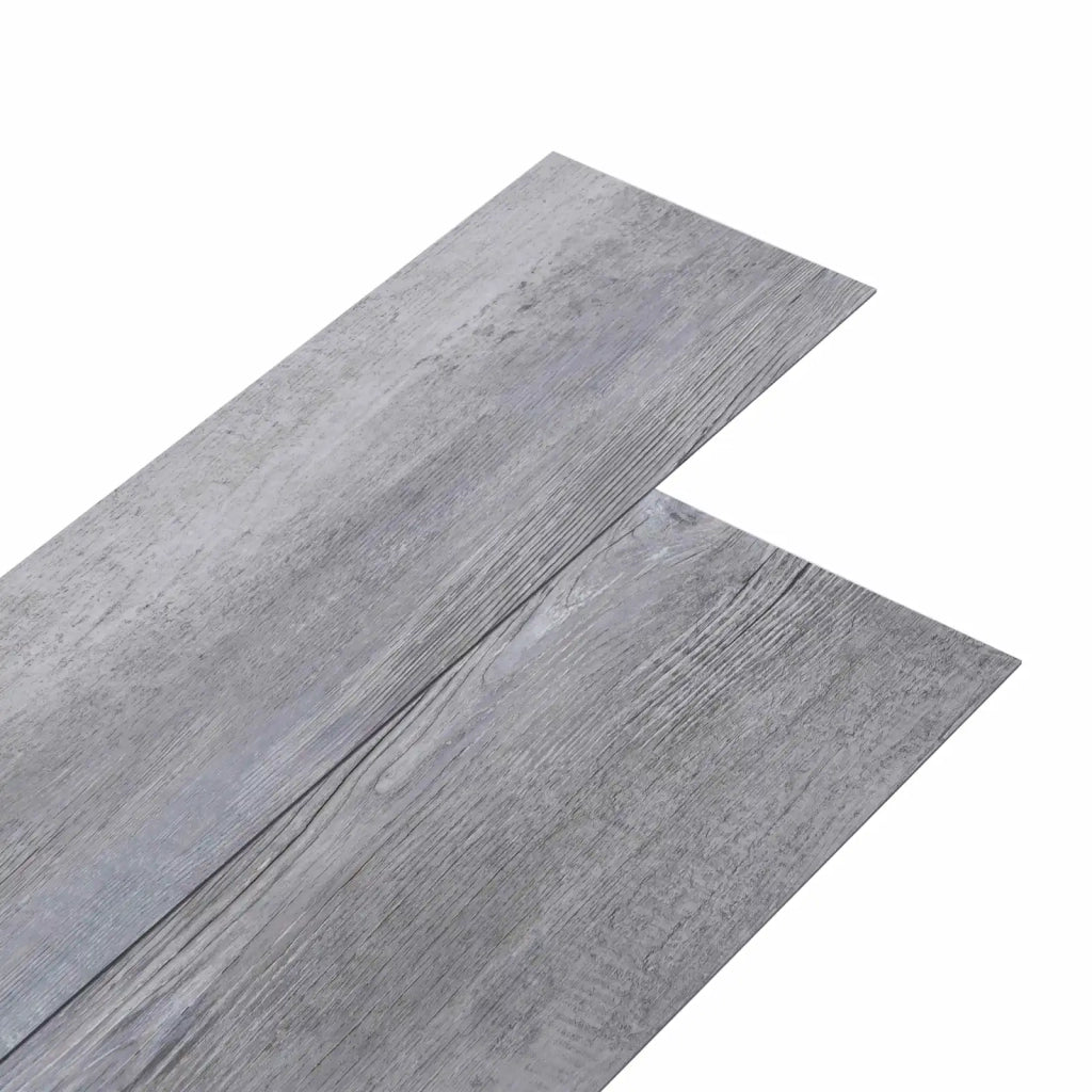 Tavole per Pavimenti 2,51 m² 18 pcs PVC Legno grigio opaco 42046441
