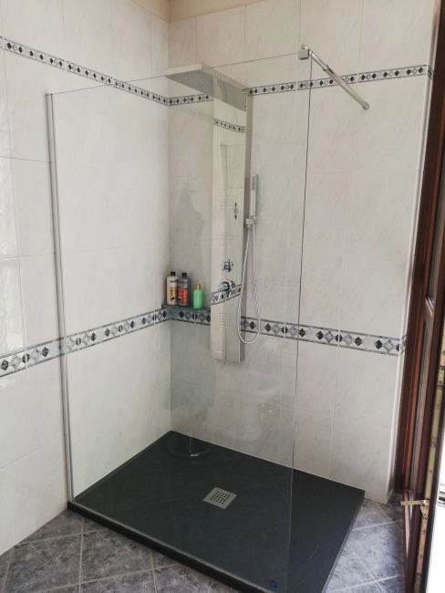 Colonna doccia multifunzione modello Rodi - Acciaio Inox Lucidato - Versione CON led
