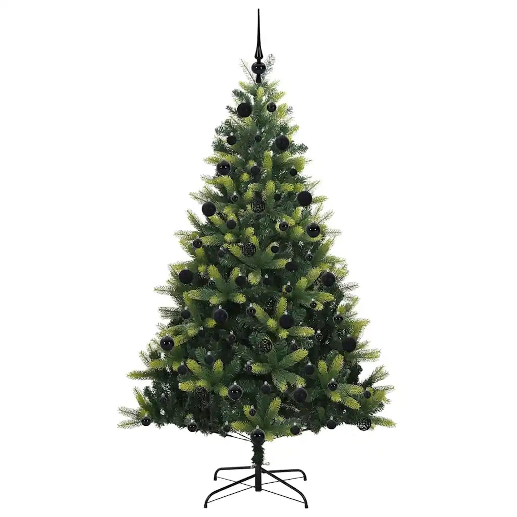 Albero di Natale Artificiale a Cerniera con 300 LED 210 cm 3396001
