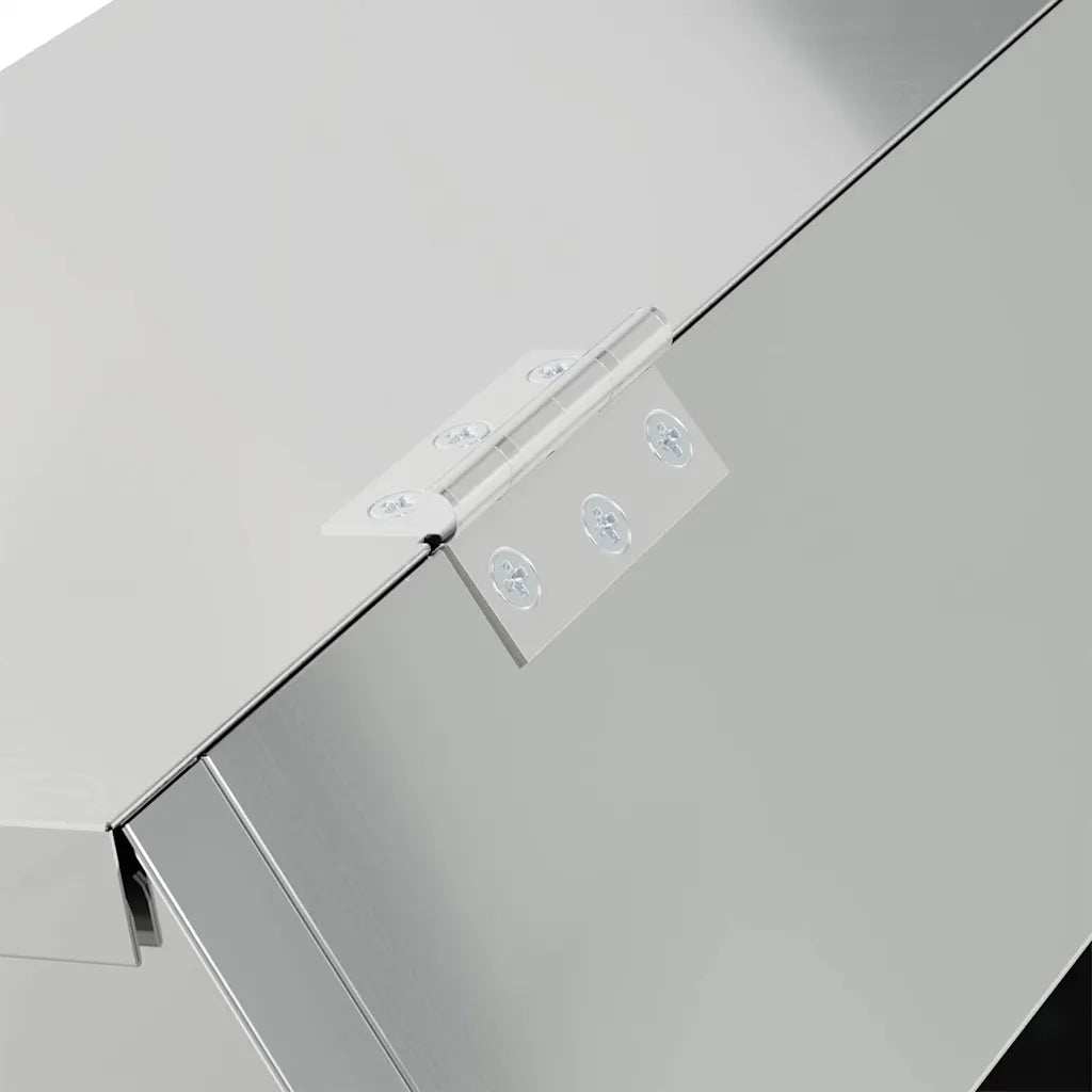 Mangiatore per conigli Argento 64.5 x 25.5 x 45.5 cm 874593