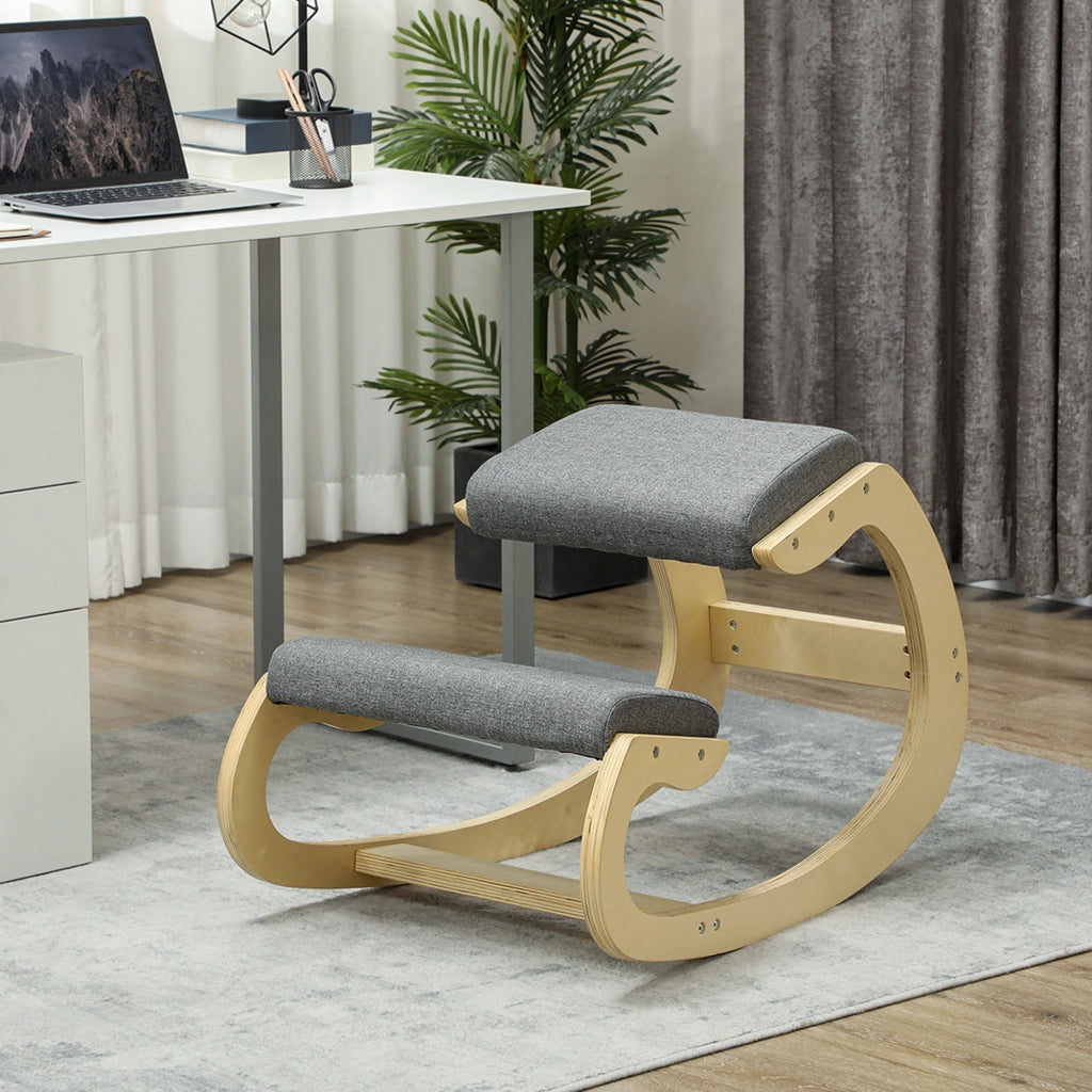 Sgabello ergonomico oscillante per ufficio ¨C Xylo ¨C grigio