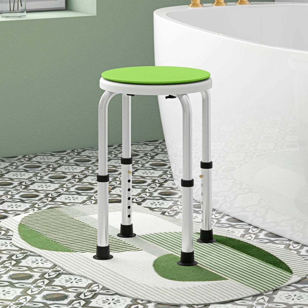 Sgabello da doccia regolabile girevole ¨C Minimal ¨C alluminio
