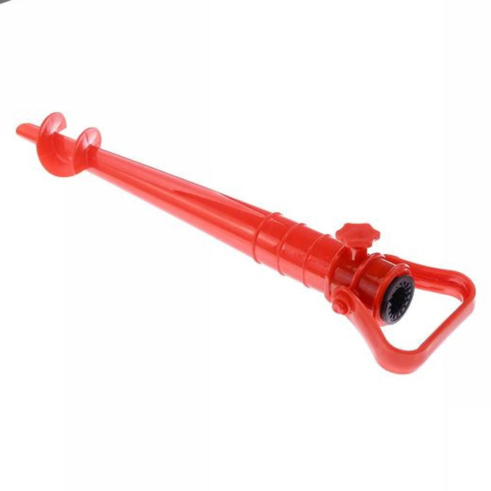Trade Shop - Picchetto Trivella Per Ombrellone Spiaggia Scava Sabbia Supporto Universale 42cm -