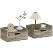 Comodino ¨C zephmum ¨C 40x30x19,5cm grigio