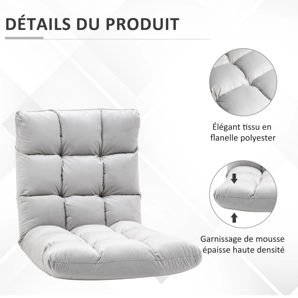 Poltrona Reclinabile ¨C zephmum ¨C Grigio Chiaro