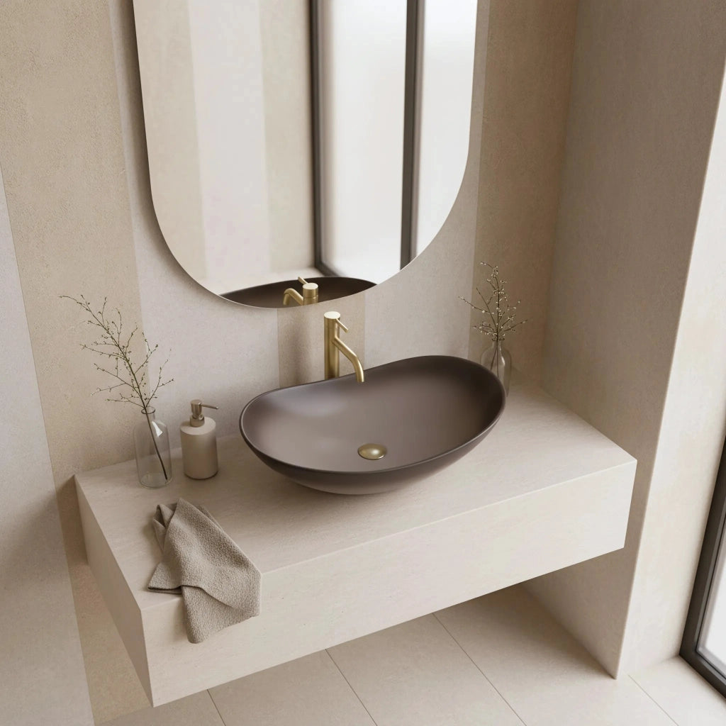 Lavabo Da Appoggio Rea Royal Ombre