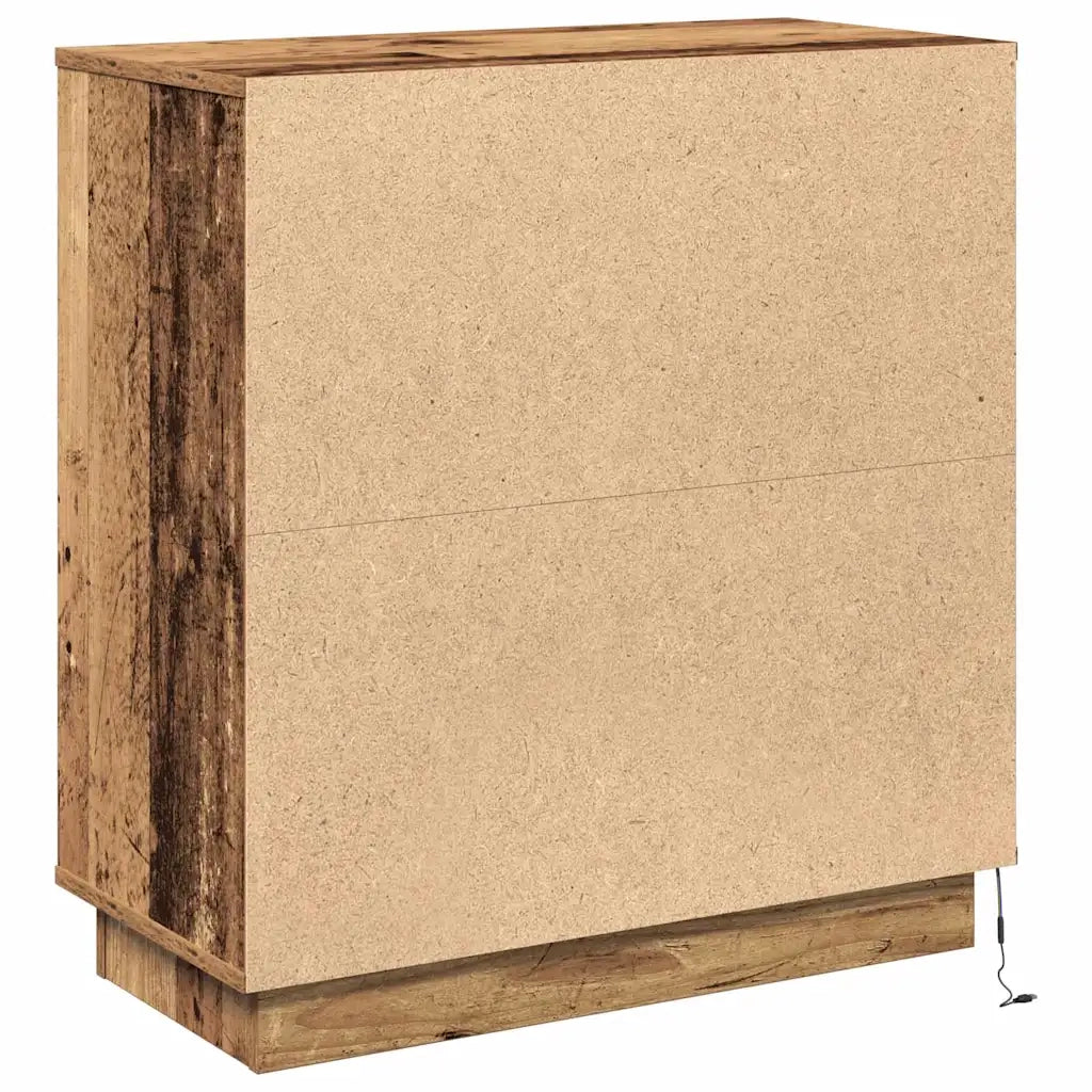 Madia LED Legno vecchio 71 x 34,5 x 75 cm Legno multistrato 869656