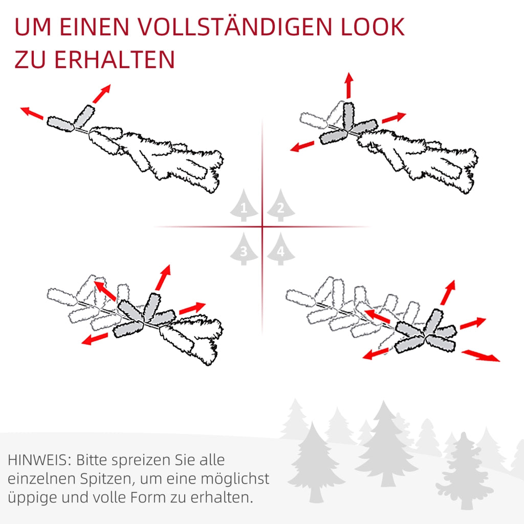 Albero di Natale artificiale ¨C zephmum ¨C 1.8 m verde