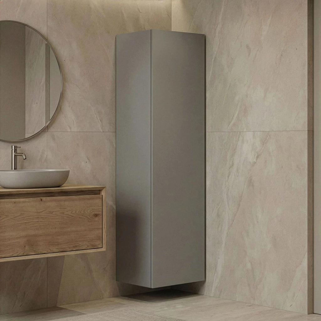 Mobile da bagno "Ferla 30" - 30 x 25 x 100 cm - Matte Mink