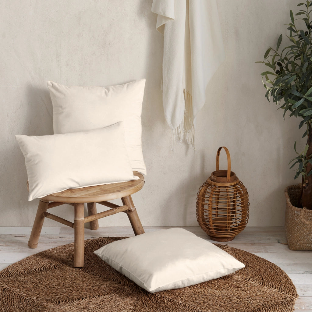 Cuscino quadrato velluto NAURU - 45x45 cm