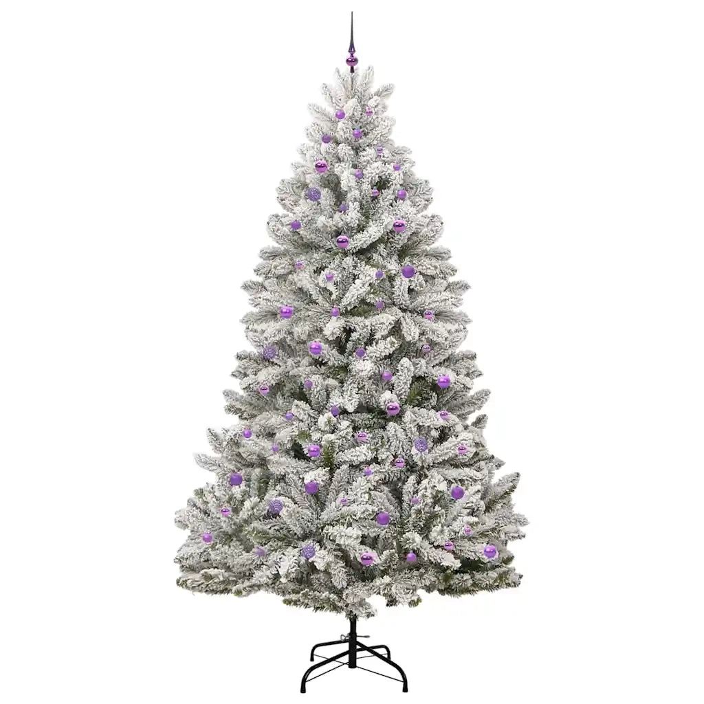 Albero di Natale artificiale con 300 LED Verde e Bianco 270 cm 3395781