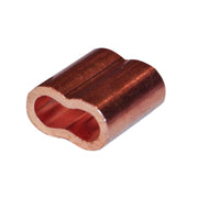 MANICOTT0 RAME Ø MM.2 COPPER SLEEVE  Ø MM.6