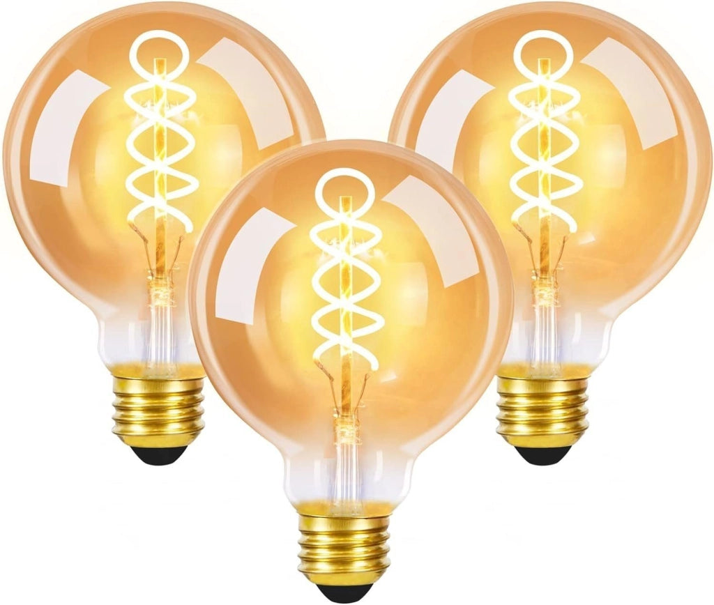 ZMH Bombilla LED  Bombilla Edison 4W G80 Vintage Bullet Bulb