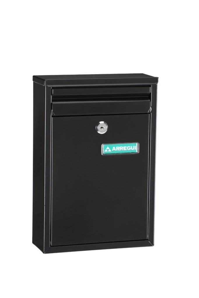 Cassetta Postale Acciaio Zaguan Nero 32X22X80 Cm - Arregui