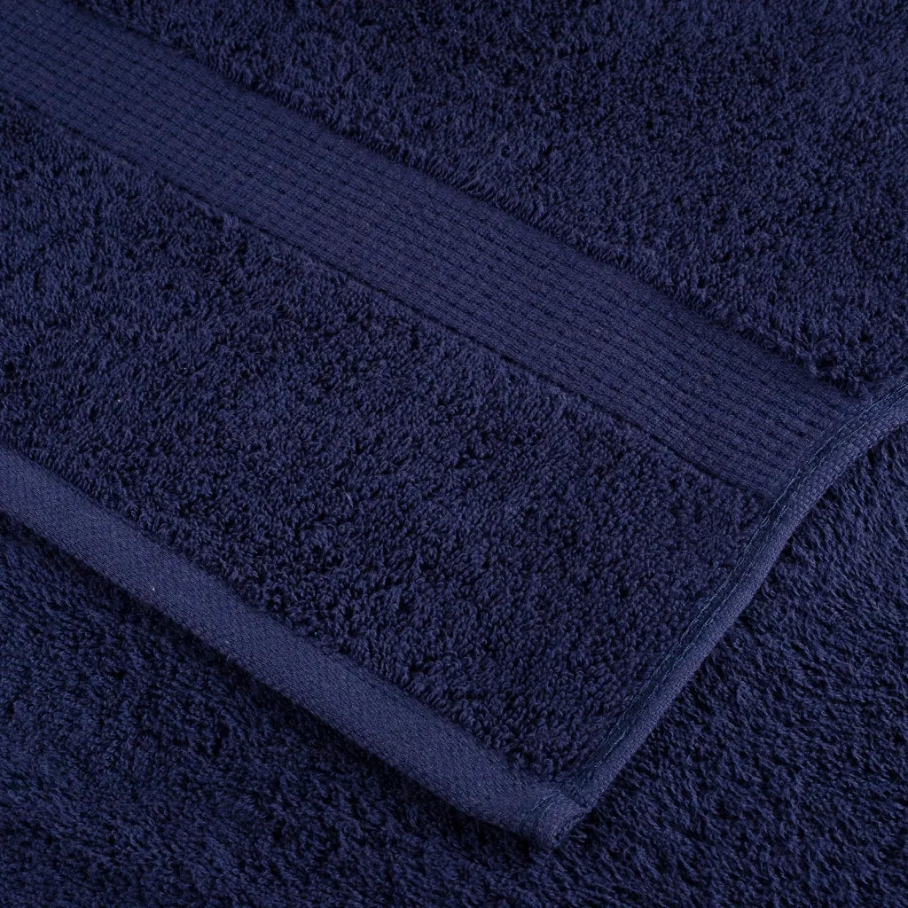 Asciugamani da sauna premium SOLUND 10 pezzi blu navy 80x200 cm 600 g/m2