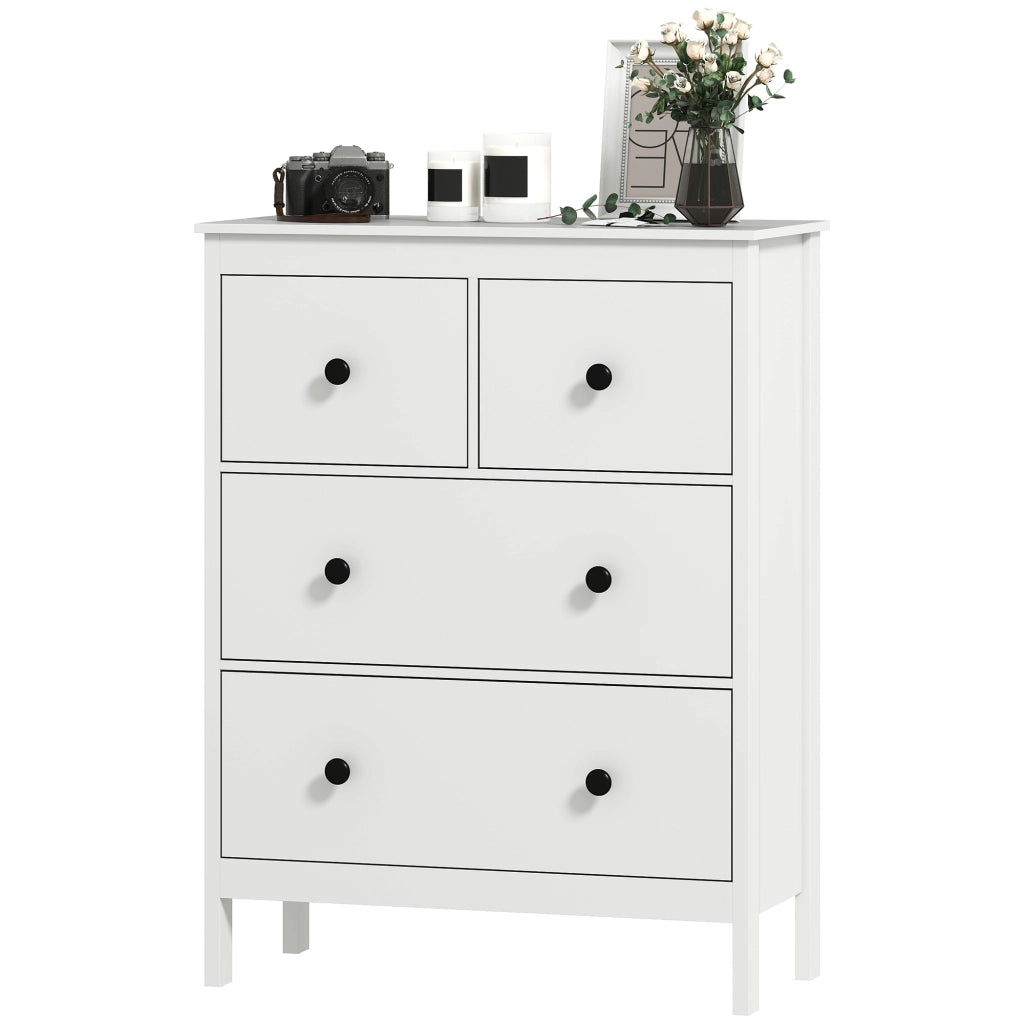 Cassettiera con 4 Cassetti ¨C Minimal ¨C Bianco