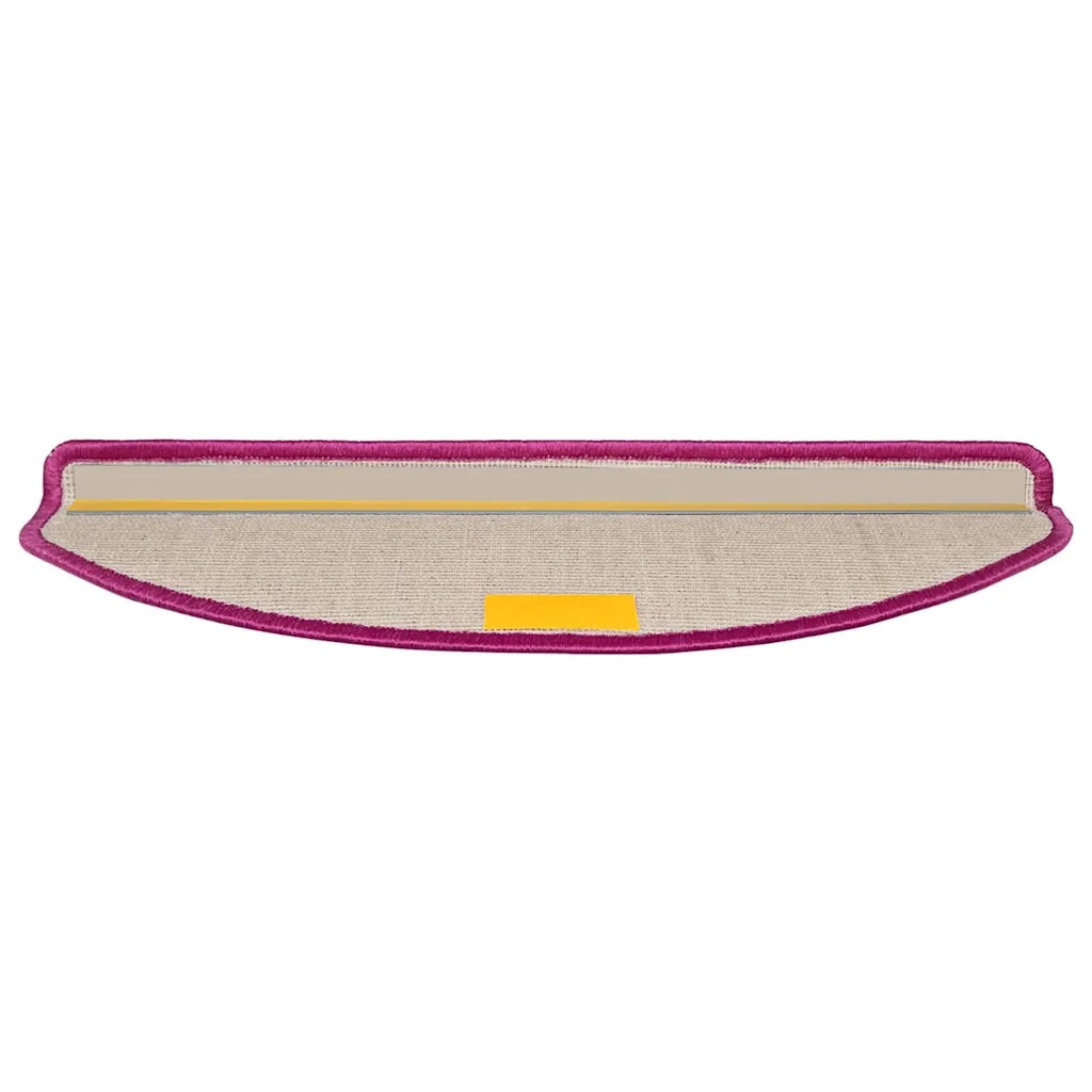 Tappetini per scale 15 pz 65x21x4 cm Viola Semicircolari Grandi 133905