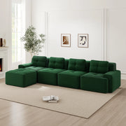 Divano modulare senza ossa - Zephmum- 4 posti verde corduroy