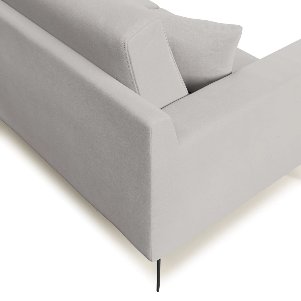 Prestige Divano design moderno T11 186 cm grigio chiaro