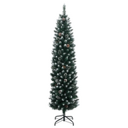 Albero di Natale Artificiale Sottile con 300 LED 180 cm 3315780