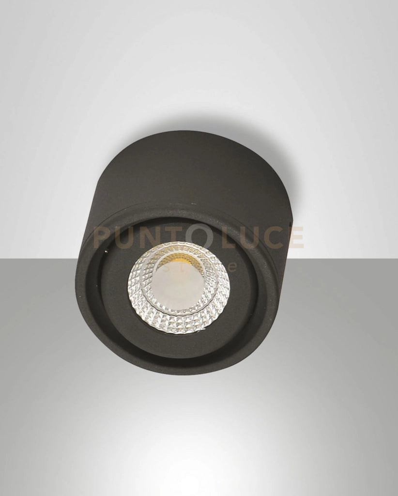 ANZIO LUCE SPOT ANTRACITE 3000K 630LM 6W IN ALLUMINIO IP21