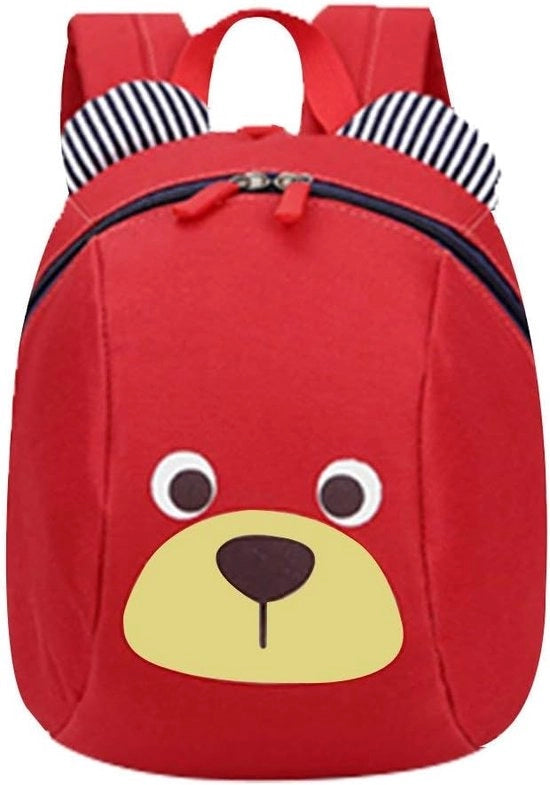 Borsa per bambini con disegno di animali e cinturino di sicurezza