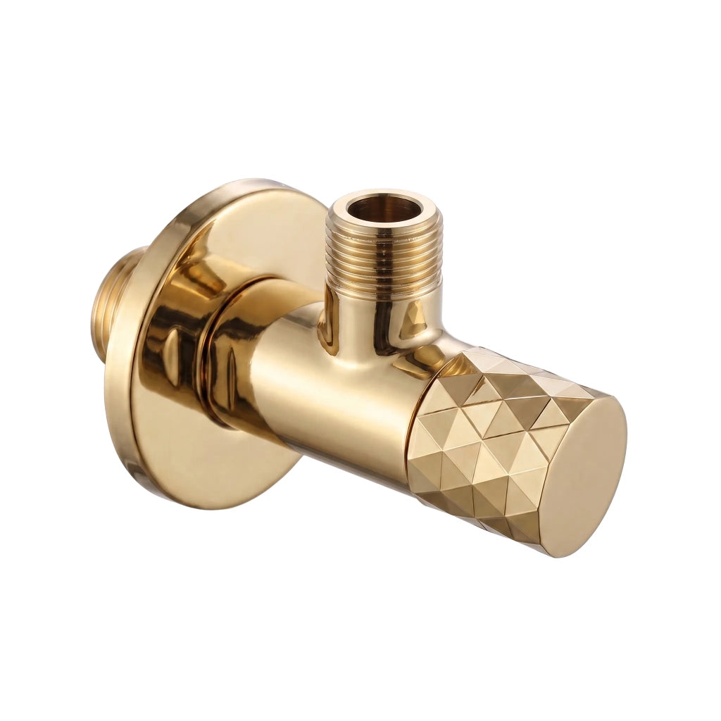 Valvola Ad Angolo Diamond 03 1/2" X 3/8" Gold