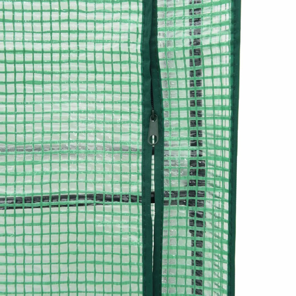 Vaso da Giardino con Copertura per Serra e Ruote Grigio Chiaro 3422932
