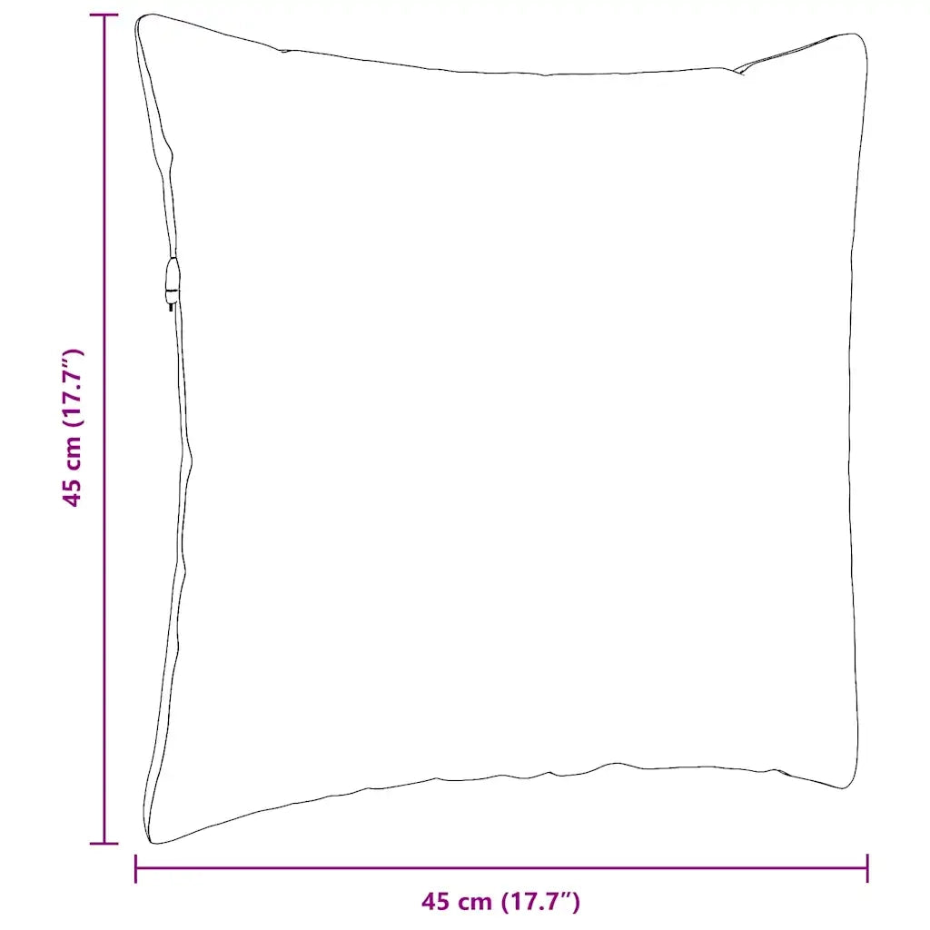 Cuscini da Divano 2 pcs Rosa 45 x 45 cm Tessuto 42013926