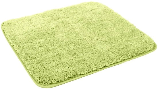 Matte da bagno a microfibra kiwi, 50x55 cm, senza spacco