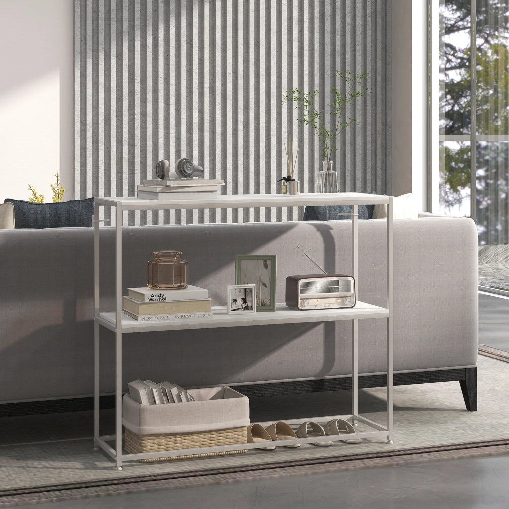 Tavolo console ¨C Minimal ¨C bianco 100x30x87