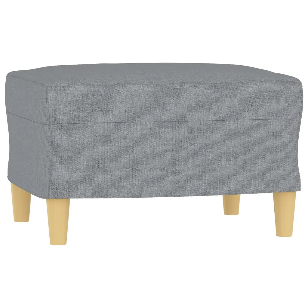 Set di Divani 3 pz con Cuscini Grigio Chiaro in Tessuto 3202126