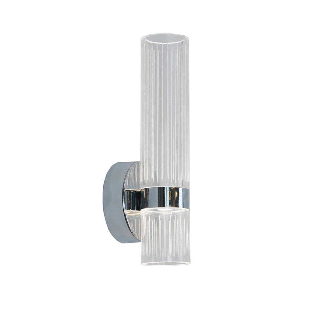 Applique Ambiente cromo tubo acrilico verticale LED CCT 18W