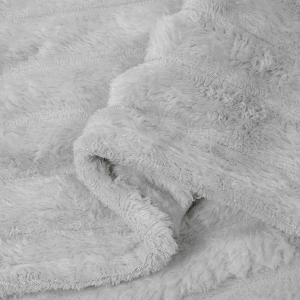 Coperta Grigio 270 x 240 cm Panno 42016836
