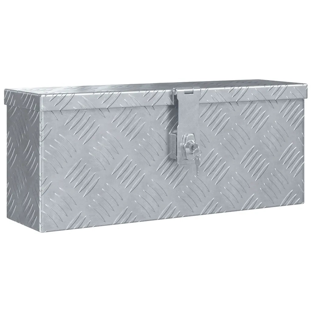 Cassetta in Alluminio 48,5x14x20 cm Argento 142935