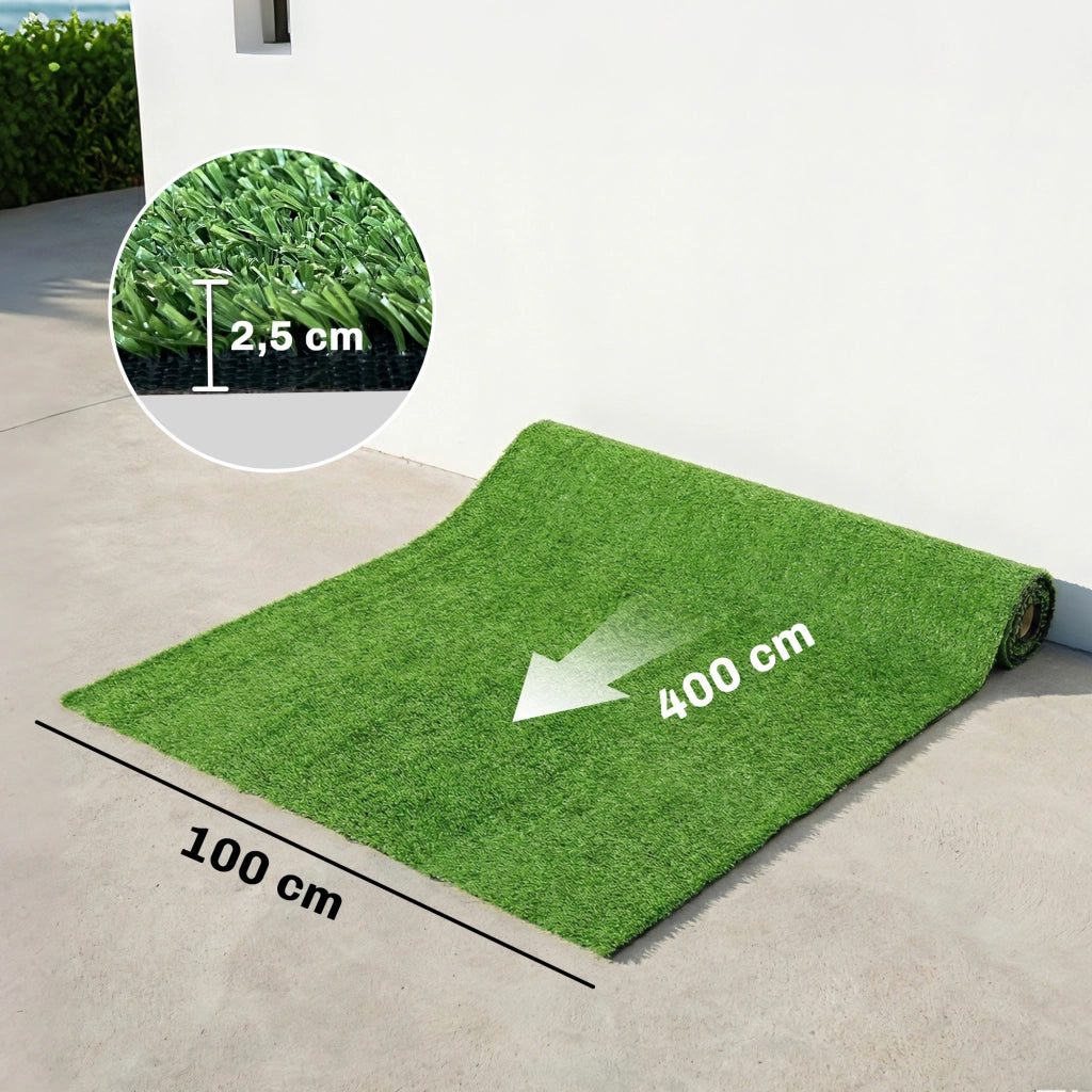 Tappeto erba sintetica 100x400cm drenante ¨C Minimal ¨C Verde