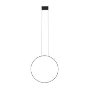 Sospensione Nowodvorski Circolo anello nero LED 21W 3000K