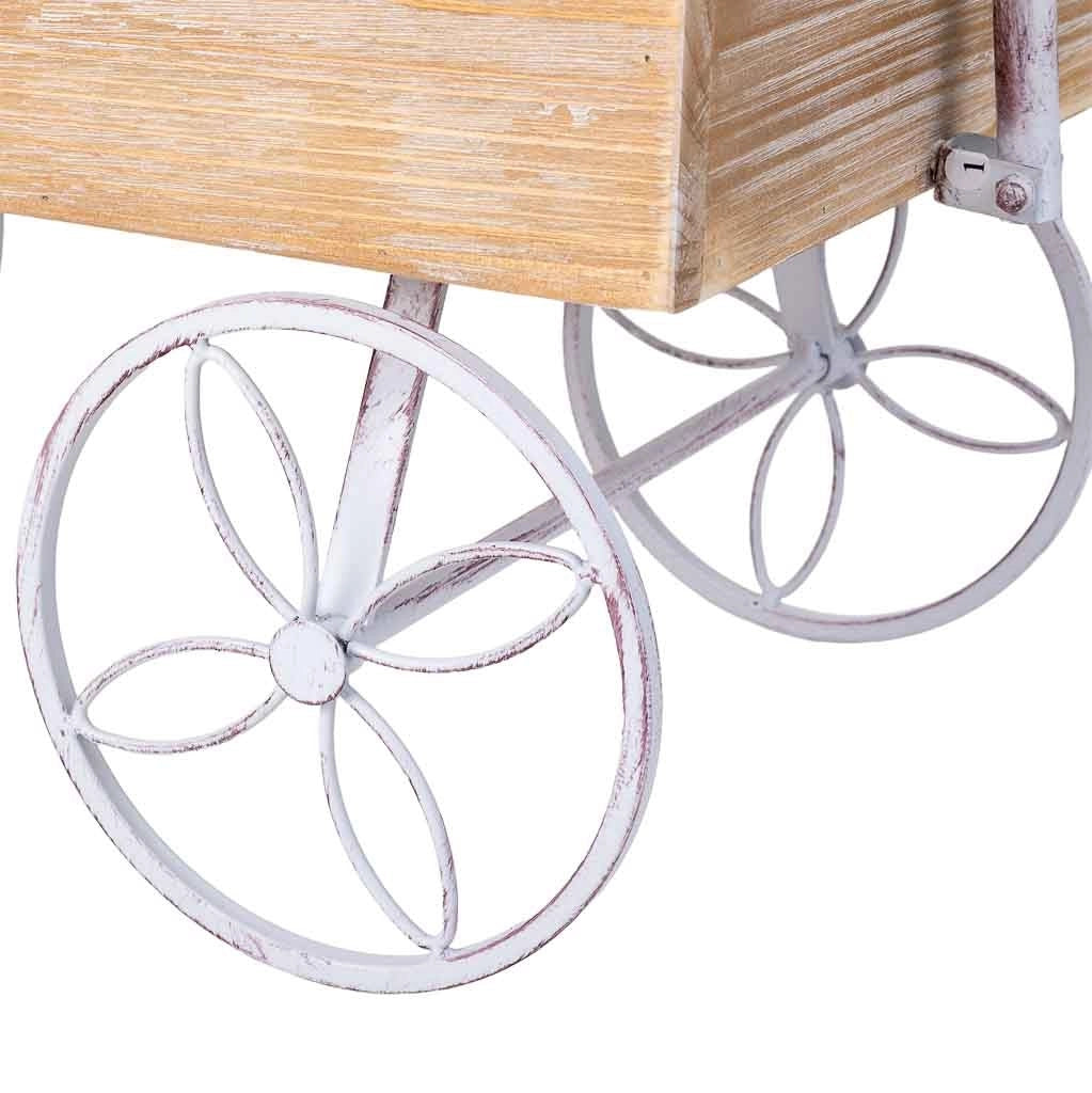 Carrello espositivo marrone 63x33x80