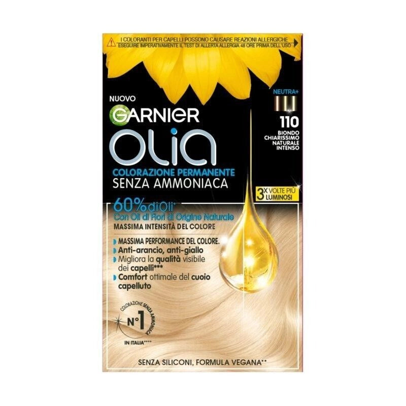 GARNIER OLIA TINTA CAPELLI 110 BIONDO CHIARISSIMO NATURALE INTENSO