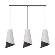 Lampada a sospensione MODA 3xE27 nera Emibig