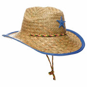 Cappello in paglia marrone 54x7