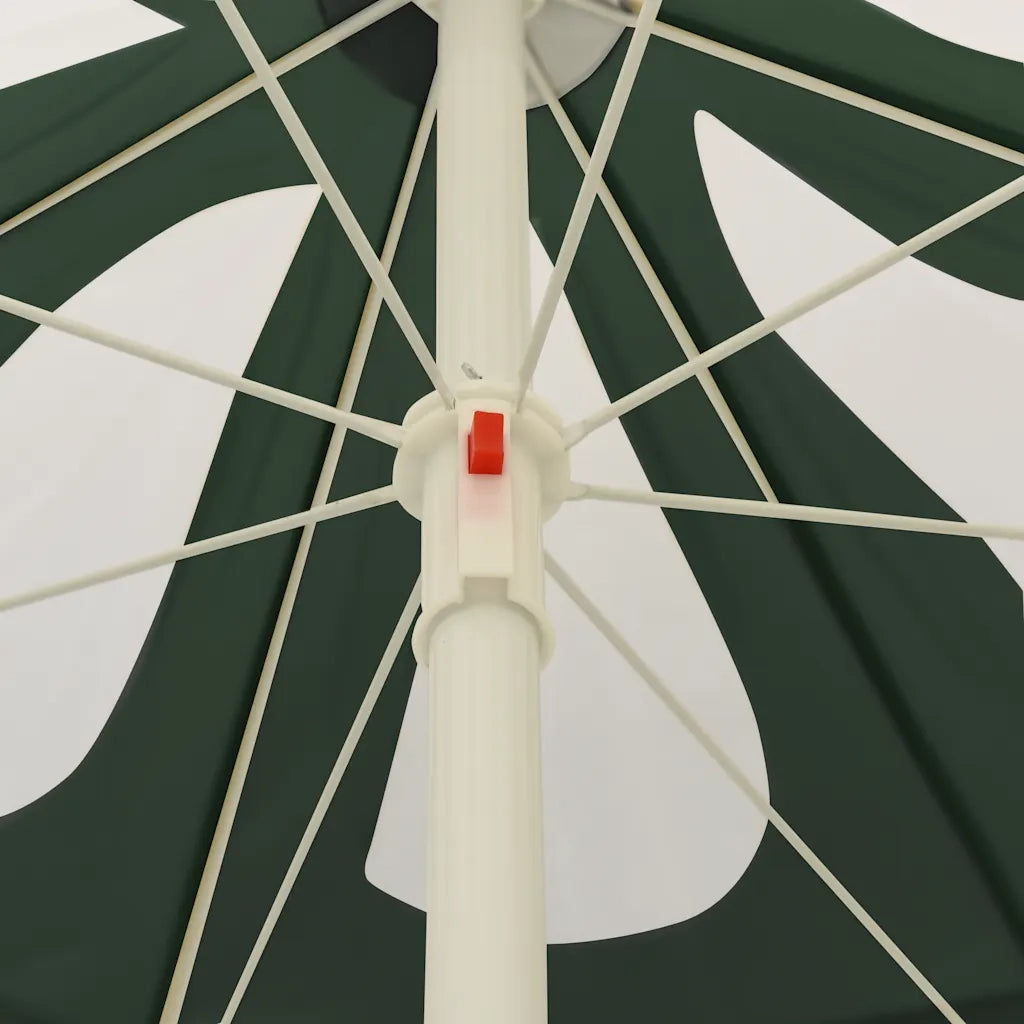 Ombrello | Parasolne da Spiaggia Verde 240 cm