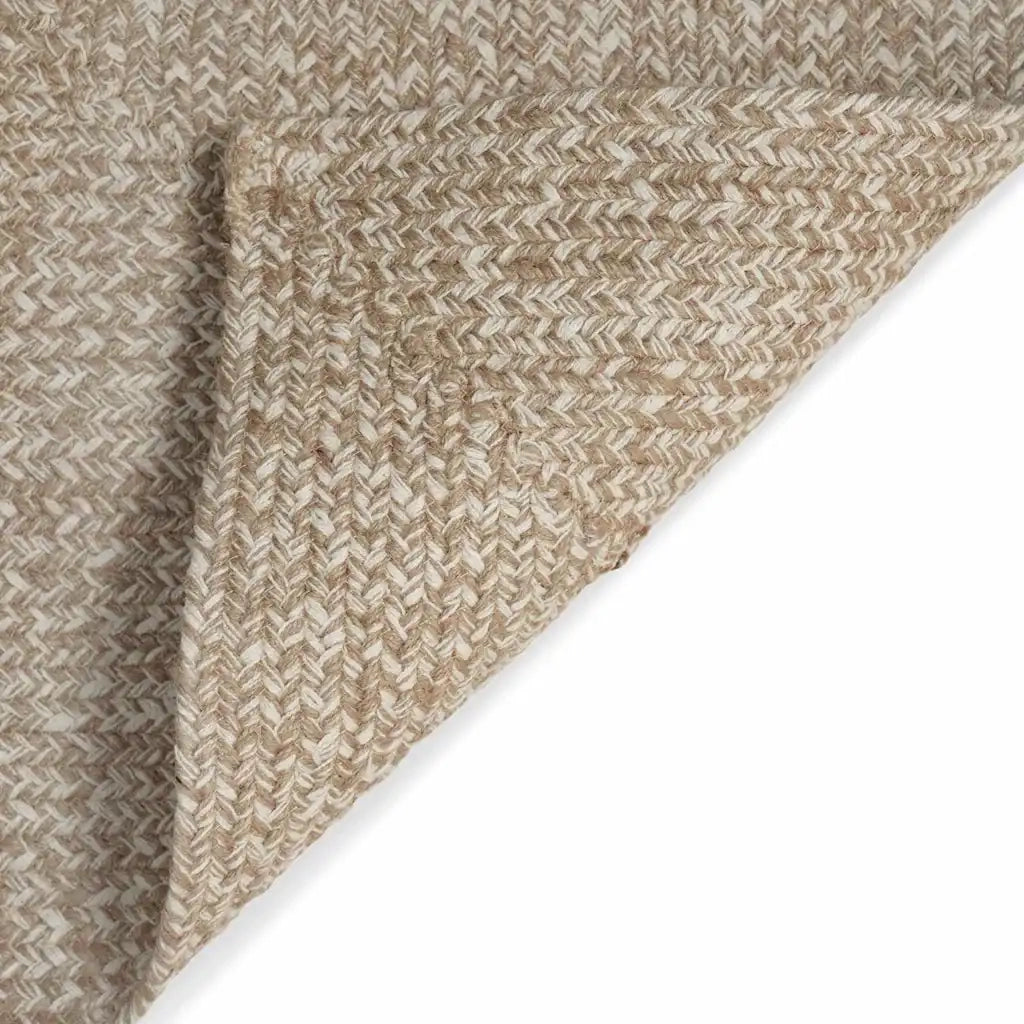 Tappeti per area | Tappeti a zone Naturale e Bianco 80 x 150 cm Juta