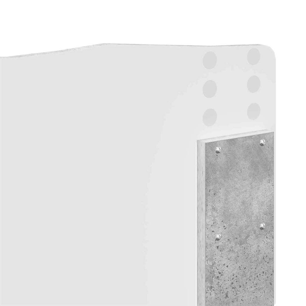 Testiera Grigio cemento Legno ingegnerizzato 888664