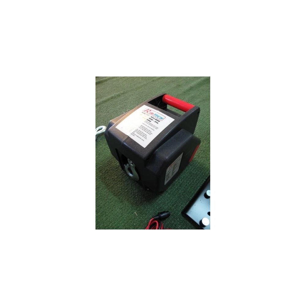 Trade Shop - Verricello Argano Elettrico 12 Volt Paranco Ribimex Ribitech Con Telecomando -