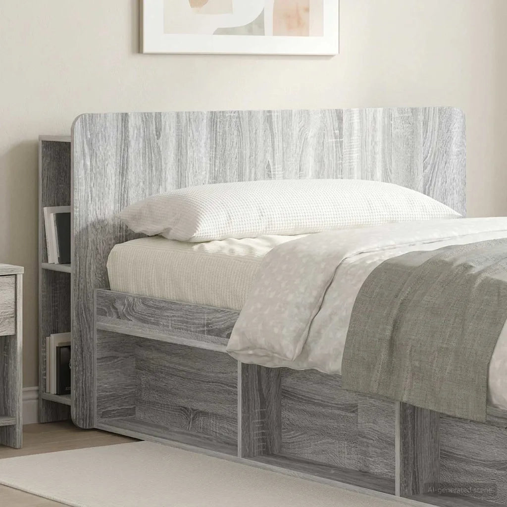 Testiera | Testata del letto Grigio Sonoma Legno ingegnerizzato