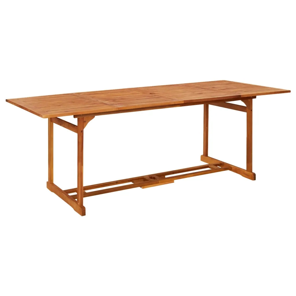 Set da Pranzo da Giardino 9 pz 220x90x75 cm Massello di Acacia 3086988
